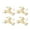 4 pack, variant on Gold Colored Top Door Hinges Elegant Golden Stoppers for Interior Exterior Use