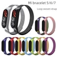 thumbnail image 2 of Adecuado para pulsera de mijo 7 correa magnética mijo 5 6 generación pulsera inteligente de acero inoxidable de metal, 2 of 5