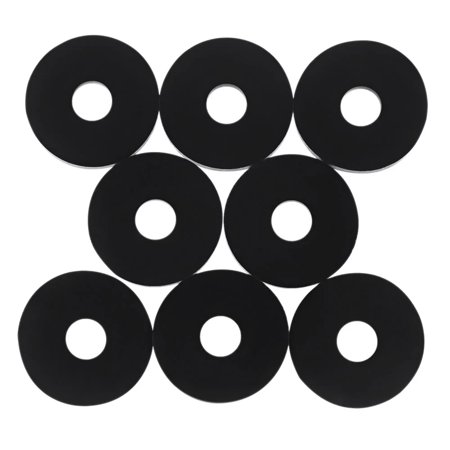 4 Pair Rubber Guitar Strap Locks Blocks for Acoustic Electric Guitar Bass