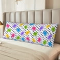 thumbnail image 2 of Balery Bear And Polka Dot Funda Protectora para Almohada Corporal de Algodón Hipoalergénico con Cierre(55 x 21 pulgadas), Almohadas No Incluidas, 2 of 7