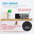 thumbnail image 4 of BallsFHK Digital Alarm Clock LED Clock With Temperature Display Adjustable Brightness, 4 of 5