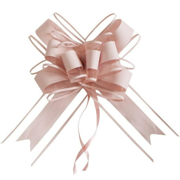 EZPXFCI 10-Pack 6 Inch Pre-Made Pull Bows | Assorted Colors for Gift Wrapping, Gift Baskets, Christmas & Party Decor