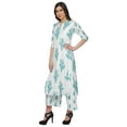 thumbnail image 3 of Moomaya Palazzo Set Women Printed Chanderi Ethnic Set Casual Clothing, 3 of 5