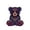 A002- Style B, variant on Wooden Jigsaw Puzzles, Stained Glass Puzzle, Bear Puzzle, Fantasy Bear, Intricate Decorative Jigsaw Set Made of Premium Wooden Puzzle Pieces, Measures 12X11X8 in for Quiet Solo