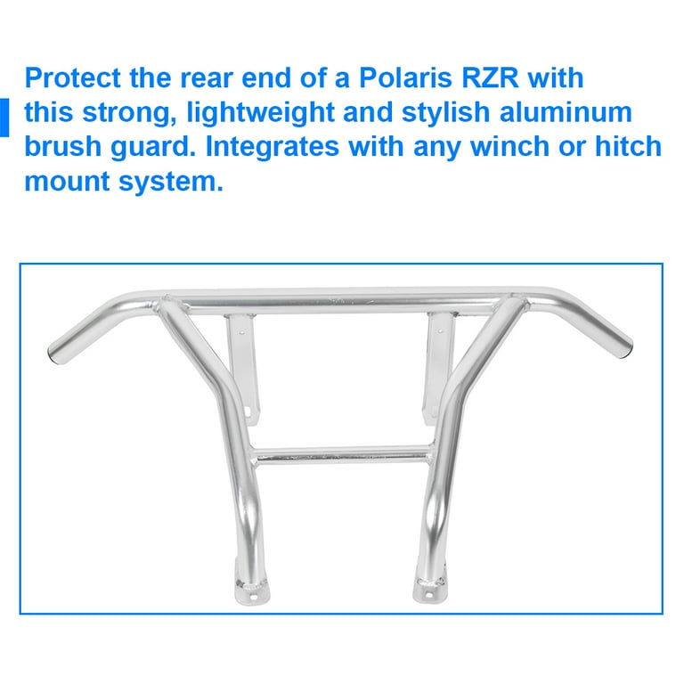 Kojem Aluminum Rear Brush Guard Bumper Protection for 08-14 Kojem Aluminum Rear Brush Guard Bumper Protection for 08-14