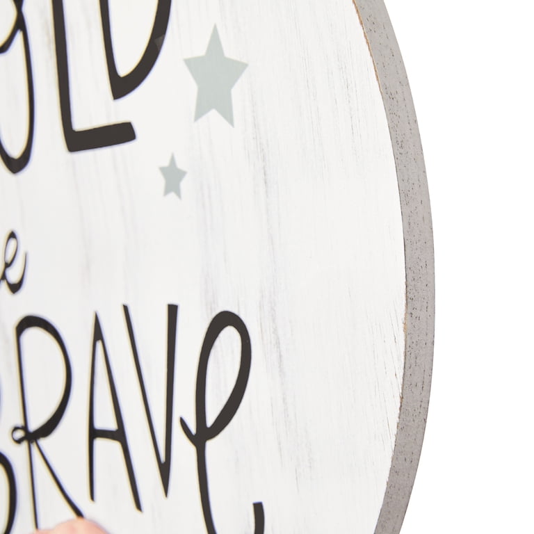 Parent's Choice Be Bold Be Brave Wall Sign, 11 Inch photo 3