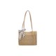 thumbnail image 5 of Bolsa de mano de gran capacidad tejidos de paja de mano de hombro con cinta de seda para mujer JShteea Para Estrenar, 5 of 9
