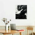thumbnail image 2 of COMIO Black White Abstract Wall Art Canvas Geometric Lines Print Picture Large Contemporary Artwork Pinting for Home Décor, 2 of 4