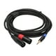 thumbnail image 1 of Cable adaptador de audio con conector estéreo macho de 3,5 mm a conector XLR macho doble de 2,5 mm, 5 m, 1 of 12