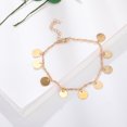 thumbnail image 4 of Fiudx Tobillera de Moda, Diseño de Colgante de Lentejuelas En Capas, Elegantes Cadenas de Aleación, Toque Étnico Único, Accesorio de Verano, Perfecto para Fiestas o Uso Diario, Ideal para Mujeres y C, 4 of 6