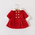 thumbnail image 2 of Vedolay Girl Jacket Baby Princess Outwear Jacket Top Long Sleeve Overcoat Red,24M, 2 of 5