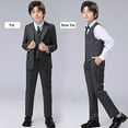 thumbnail image 2 of Boys Suit for Kids 6 Pieces Formal Dresswear Set Teen Boys Tuxedo Suits for Wedding Graduation, 2 of 5