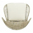 thumbnail image 4 of SAFAVIEH Malia Modern Retro Rattan Wingback Armchair, White Wash, 4 of 7