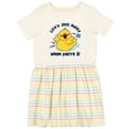 thumbnail image 3 of Inktastic Life's Ducky 3rd Birthday Girls Toddler Dress, 3 of 5