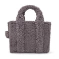 thumbnail image 3 of Marc Jacobs Womens The Teddy Small Traveler Tote Grey H012M06FA21-051 One Size, 3 of 5