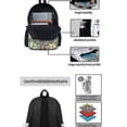 thumbnail image 3 of Game Time Capítulo 3 Critters sonrientes Mochila escolar Conjunto de tres piezas Mochila para estudiantes, 3 of 4