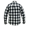 thumbnail image 2 of Unik International Mens Black and White Flannel Shirt, 2 of 2