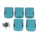 thumbnail image 1 of 5 uds. De estante de almacenamiento de batería ABS soporte de base de batería soporte de batería 2 en 1 Universal para montaje en pared Clip de cinturón 14,4 V 18 V baterías de litio soporte fijo, 1 of 14