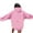Pink, variant on VOONCAS Women's Pink Celestial Hoodie - Size XL, Star Moon Print, Oversized Casual, 100% Polyester Lightweight Wrinkle-Resistant