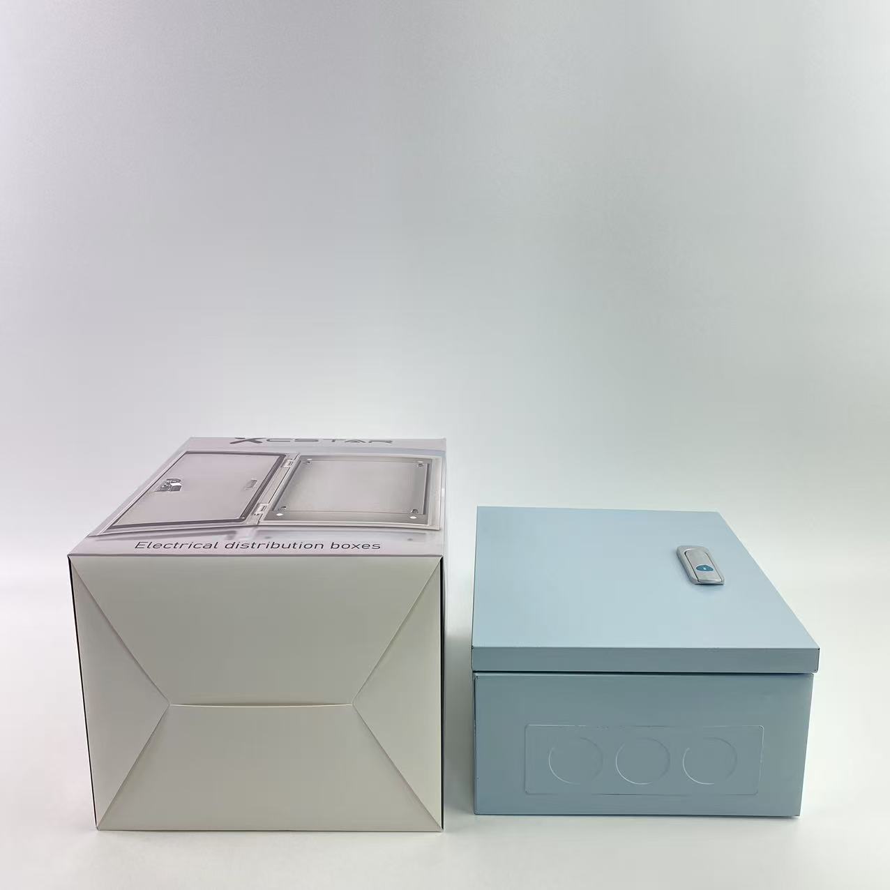 xcstar Eelectrical distribution boxes,Outdoor Electrical Box,16x12x6 SteelJunction Box, Electrical Enclosure Box IP66 Waterproof &Dustproof