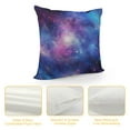 thumbnail image 4 of Nawypu Galaxy Star Space Nebula Throw Pillow Covers Pillowcase Farmhouse Pillow Case Square Cushion for Living Room Couch Sofa Bed Home Outdoor Indoor Decor, 4 of 5