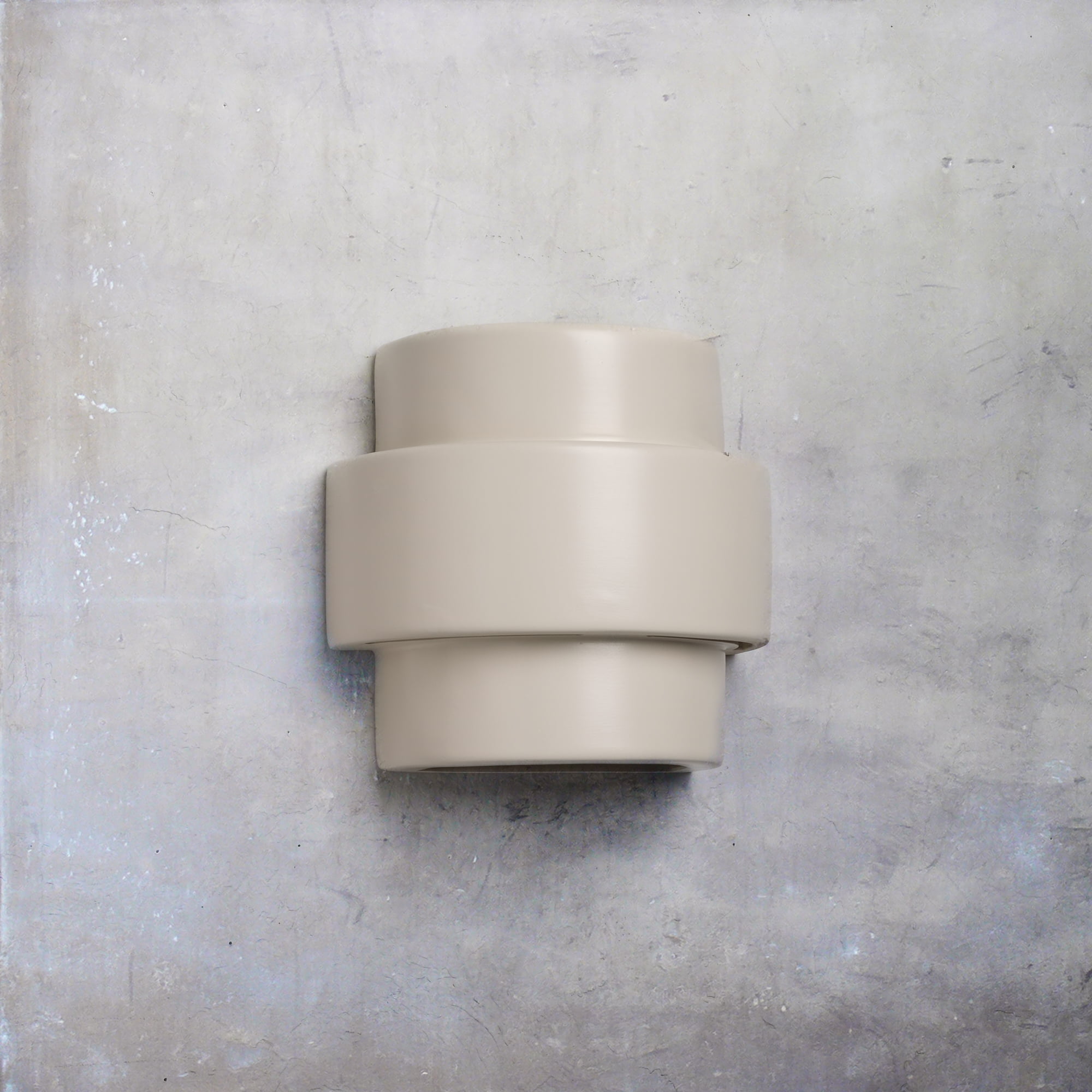 Luxury Lighting Fasciato 10" High Ceramic Outdoor Wall Light, Matte Paint Finish, LED Bulb Included