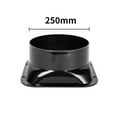 thumbnail image 1 of Duct Connector Square Flange Abs Plastic for 100-300mm Dia Hose Check Valve, 1 of 4