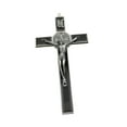 thumbnail image 3 of Kokiya Catholic Crucifix Figurine Decorative Metal Wall Art for Window Bedroom Home and Black, 3 of 9