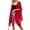 Z-Red168, variant on JIAYUE Womens Swimsuit Cover-Ups Boho Cardigan Batwing Short Sleeve Bathing Suit Cover Ups Solid Color Knee Length Sheer Loose Casual Beach Resort Wear For Women