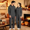 thumbnail image 2 of Men's Jumpsuit Loose Fit One Piece Lounge Wear, Lightweight Breathable Overalls For Everyday Comfort And Mobility, 2 of 8