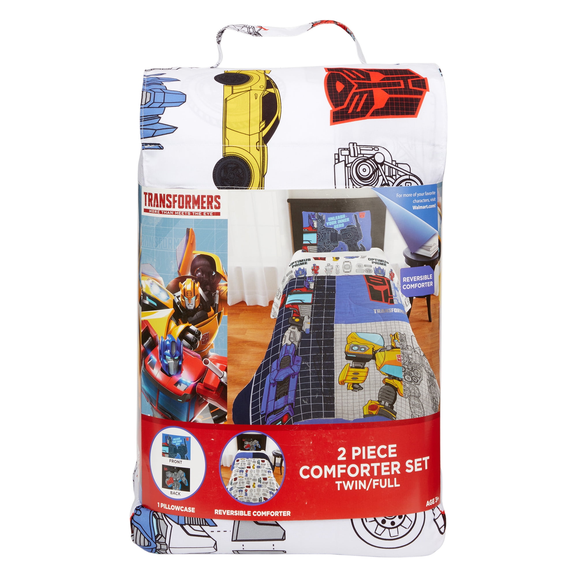 Transformers Kids Comforter and Pillowcase, 2-Piece Set, Twin/Full