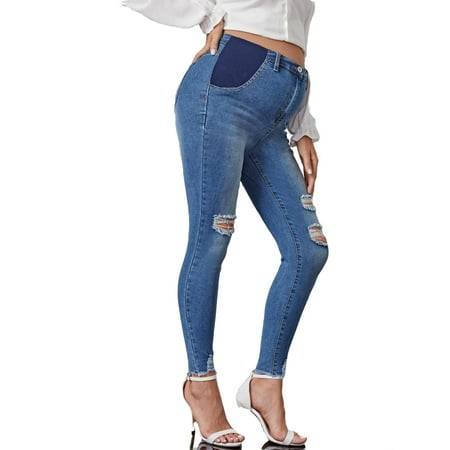 

Maternity Denim Skinny Jeans Medium Wash S