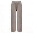 thumbnail image 6 of Bovxnpu Womens Pajama Pants Sleep Lounge Pants High Waist Wide Leg Casual Pants Comfortable Loose Sleepwear, 6 of 8