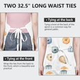 thumbnail image 6 of Fall Pumpkins Apron-Garden Aprons for Women with Pockets-Cotton Linen Waterproof Kitchen Cooking Gardening Aprons Adjustable for Kitchen,Cooking,BBQ and Salon 33"x27", 6 of 7