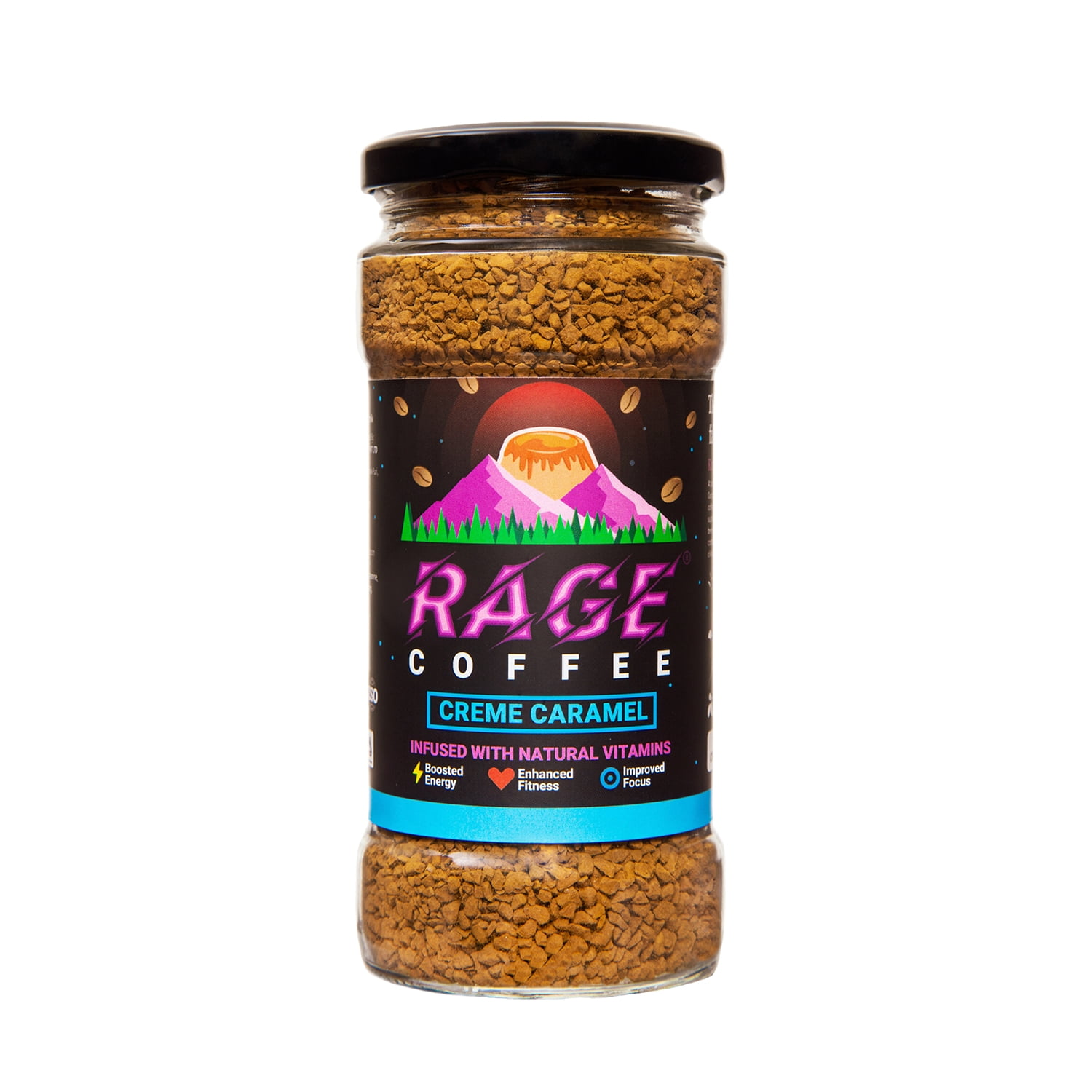 Rage Coffee 100 Gms Creme Caramel Flavour - Premium Arabica Instant Coffee