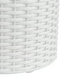 thumbnail image 3 of happimess Cecil Modern 4.13-Gallon Faux Wicker Cylinder Waste Basket, White, HPM1100D, 3 of 8