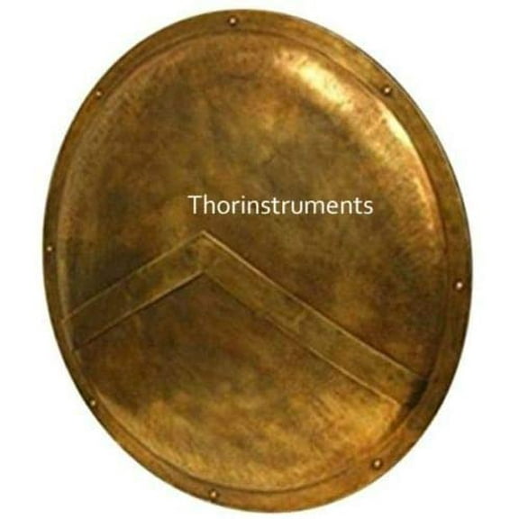 Piru 300 Spartan Shield King Leonidas - Official Replica (Antique Brass)