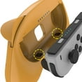 thumbnail image 6 of Mytrix Racing Steering Wheels Hand Grips Accessories For Nintendo Switch Joy Con with Kawaii Cat Ears - Yellow and Brown 4 Pcs, 6 of 8