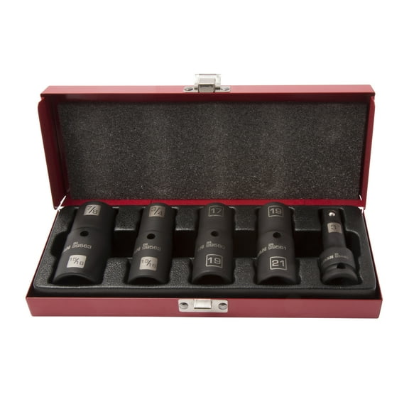 Steelman 5 Piece 1/2 in. Drive Impact Flip Socket Set 99495