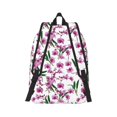 thumbnail image 3 of Balery Orchids Flowers Vintage Canvas Backpack for Men and Women - Large Capacity, Durable Travel Laptop Bag for School, Work, Hiking, and Outdoor Activities, 3 of 7