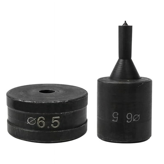 Hydraulic Hole Punch for CH70 CH-70 Machine, 6.5mm Hydraulic Punching Round Die Tool 1pc, Black