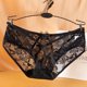 thumbnail image 3 of Ropa interior Sexy para mujer, lencería transparente de tentación, calzoncillos ahuecados para niña, calzoncillos de encaje de hilo de red, 3 of 5
