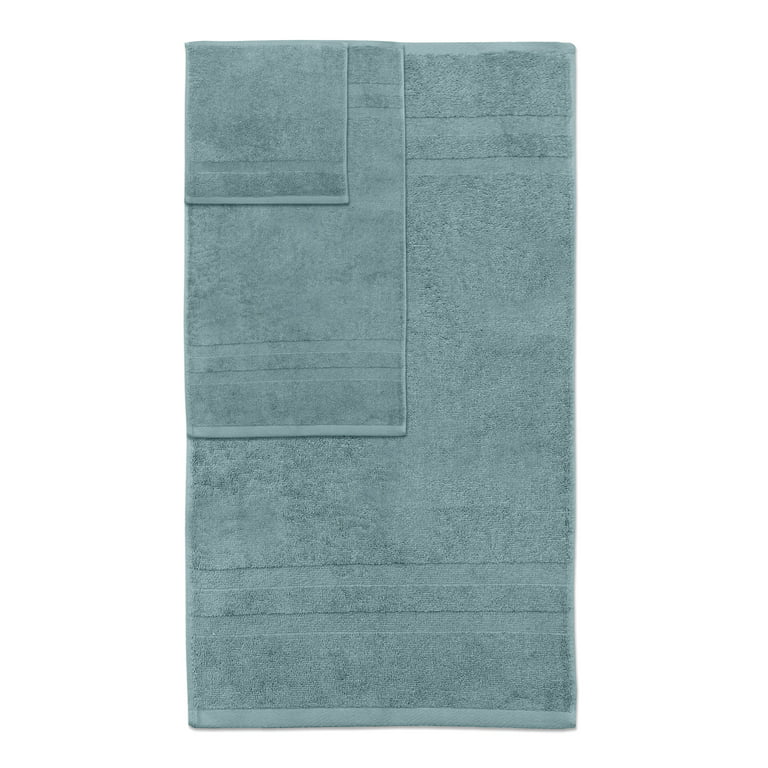 Towel and Linen Mart Grey Towel Sets, 2 Bath Towels 2 Hand Towels and 4  Washcloths 2 Ply Low Twist 600 GSM Ring Spun Highly Absorbent for Bathroom