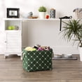 thumbnail image 2 of Polyester Pet Bin Trellis Paw Hunter Green Rectangle Medium, 2 of 5