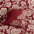 thumbnail image 4 of Lucy Ensemble de Couverture Réversible en Sergé de Coton 6 Pièces Rouge Roi/cal Roi, 4 of 4