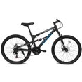 thumbnail image 3 of Ambifirner Mountain Bikes For Men:Outdoor 24 Inch Bike 21-Speed Dual Suspension High-Carbon Steel Mtb Bicycle, Dual Disc Brake For Adult, 3 of 9