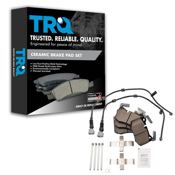 TRQ Rear Ceramic Brake Pad Set for Lexus GS F RC F BFA18982