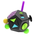 thumbnail image 2 of Ansiety Fingertip Dice Toy, Rollo Giratorio 12 Lados Descompresión Dice Toy Para Autobús, 2 of 8