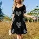 thumbnail image 4 of Raquetas de tenis Vestido de manga corta Conjuntos elegantes para mujer Moda mujer Vestido de verano para mujer Vestido, 4 of 7
