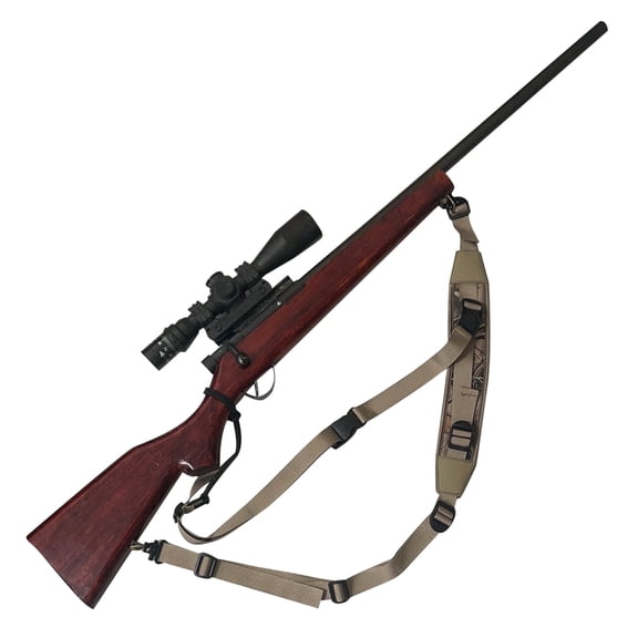 Camouflage Sling for Hunting, 3-Point Quick Release Adjustable Gun Sling, 1" Padded Shoulder Strap with Metal Swivels,  22-53 inch (55-134cm)